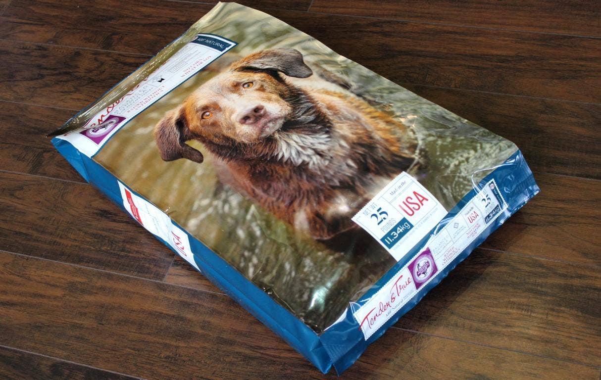 An image of a bag of dog food