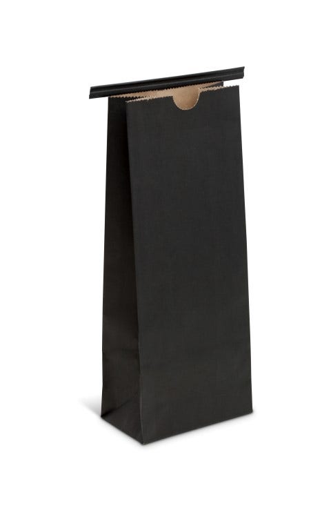 Brown Tin Tie Paper Bag with window For Food Carry Capacity 1kg