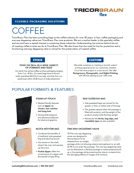 Flexible Coffee Packaging