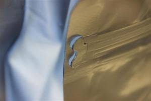 Pocket zipper, zipper closure system for the block bottom bag
