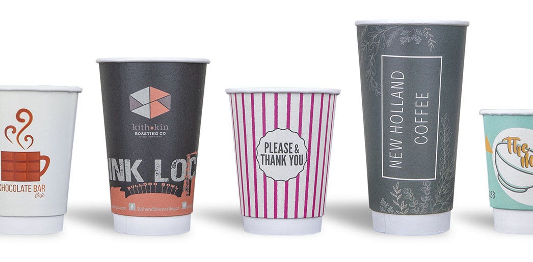 Custom Disposable Coffee Cups, Cup Printing